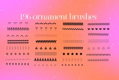 190+ Procreate ornament brushes