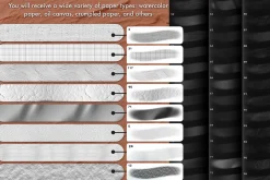 Procreate Paper Texture Brushes