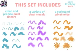 Procreate Perfect Pixel Brushes