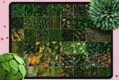 Procreate Plant Forest texture brush