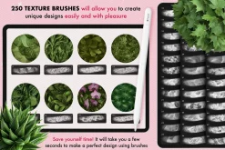 Procreate Plant Forest texture brush