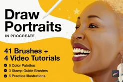 Procreate Portrait Drawing Brushes