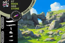 Procreate Rock Stone Brushes