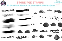 Procreate Rock Stone Brushes