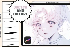 Procreate Sketch and Lineart Brushes