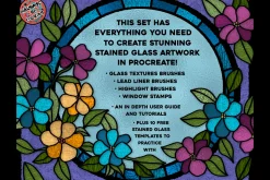 Procreate Stained Glass Creator