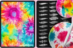 Procreate Tie Dye Textures brushes