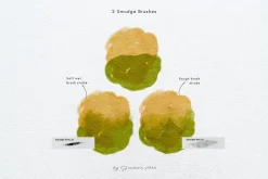 15 Procreate Watercolor Brushes