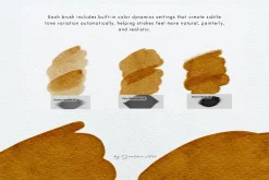 15 Procreate Watercolor Brushes