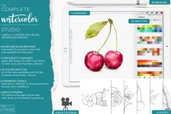 Procreate - Watercolor Brush Studio
