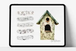 Procreate Watercolor Wood Texture