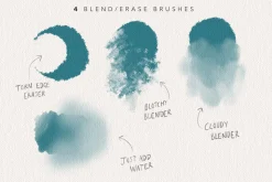 Procreate Watercolour Brushes