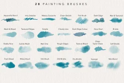 Procreate Watercolour Brushes