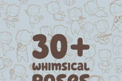 Procreate Whimsical Poses Pack Vol 2