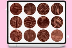 Procreate Wood interior brushes