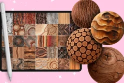 Procreate Wood interior brushes