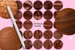 Procreate Wood interior brushes