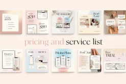 Product Mockup Instagram CANVA PS