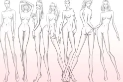 Professional brushes female figure