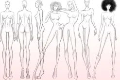 Professional brushes female figure