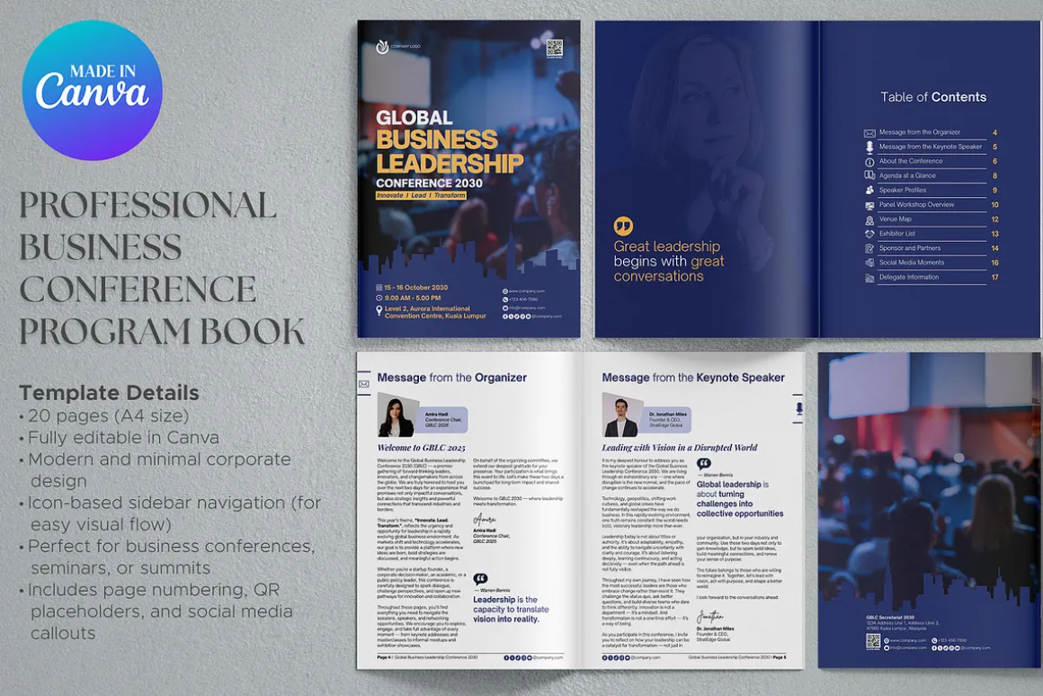 Professional Conference Program Book