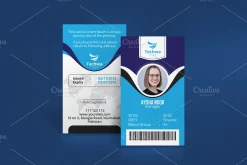 Professional Office ID Card Design