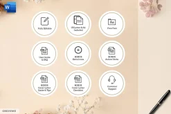 Professional Resume CV Template Word