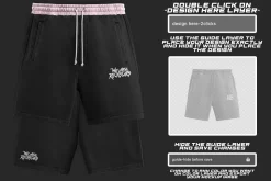 Professional sweatshort mockup psd