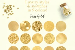 (PS+AI) Watercolor & Metallic Box