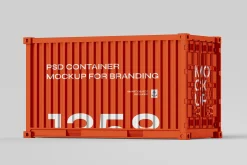 PSD Container Mockup For Branding