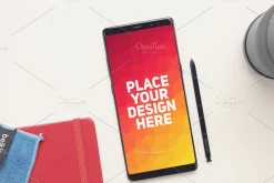 12 PSD Galaxy Note 8 Mock-up Pack