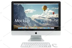 1 PSD iMac mockup
