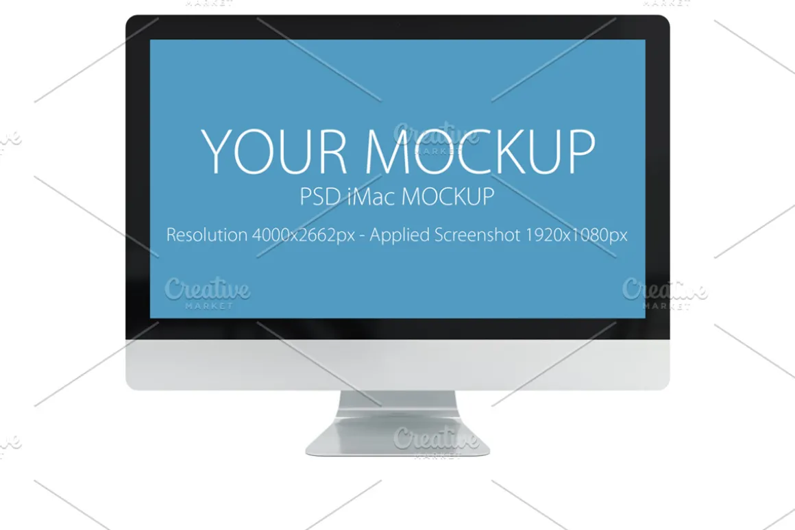 1 PSD iMac mockup