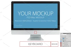 1 PSD iMac mockup