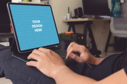 12 PSD Ipad Pro Keyboard Mockup #1