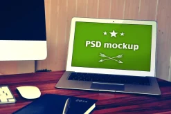 Psd Mockup - Macbook air #1