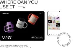 (28 PSD) Mug mockups creator