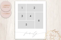 PSD Photo Collage Template #7