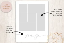PSD Photo Collage Template #7