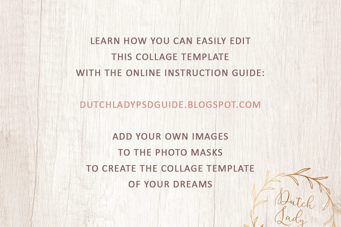 PSD Photo Collage Template #7