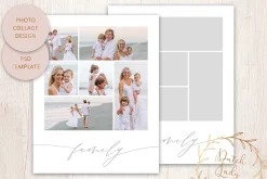 PSD Photo Collage Template #7