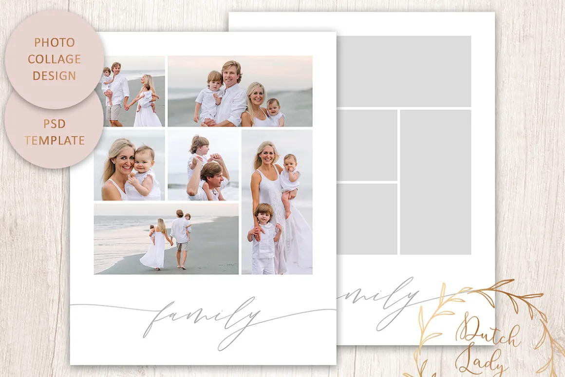 PSD Photo Collage Template #7