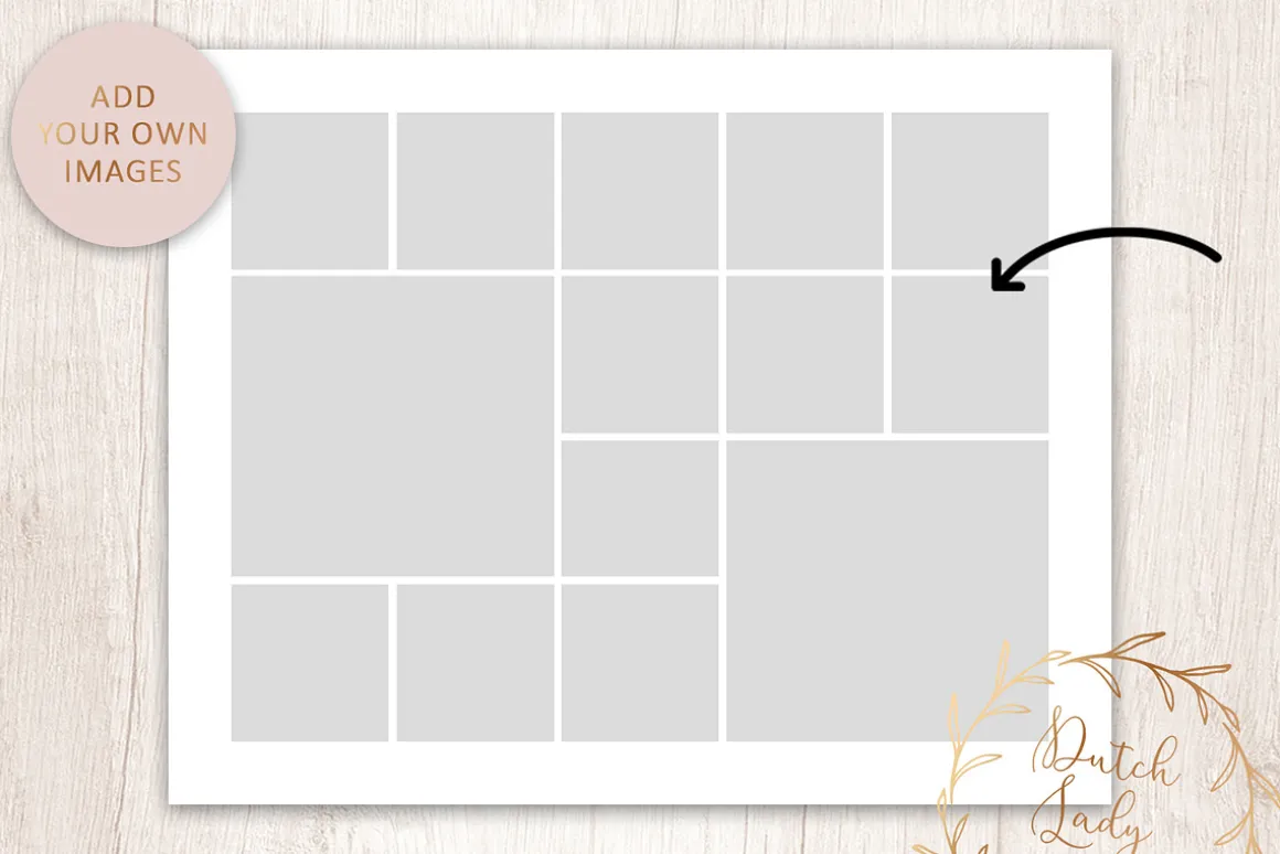PSD Photo Collage Template #1