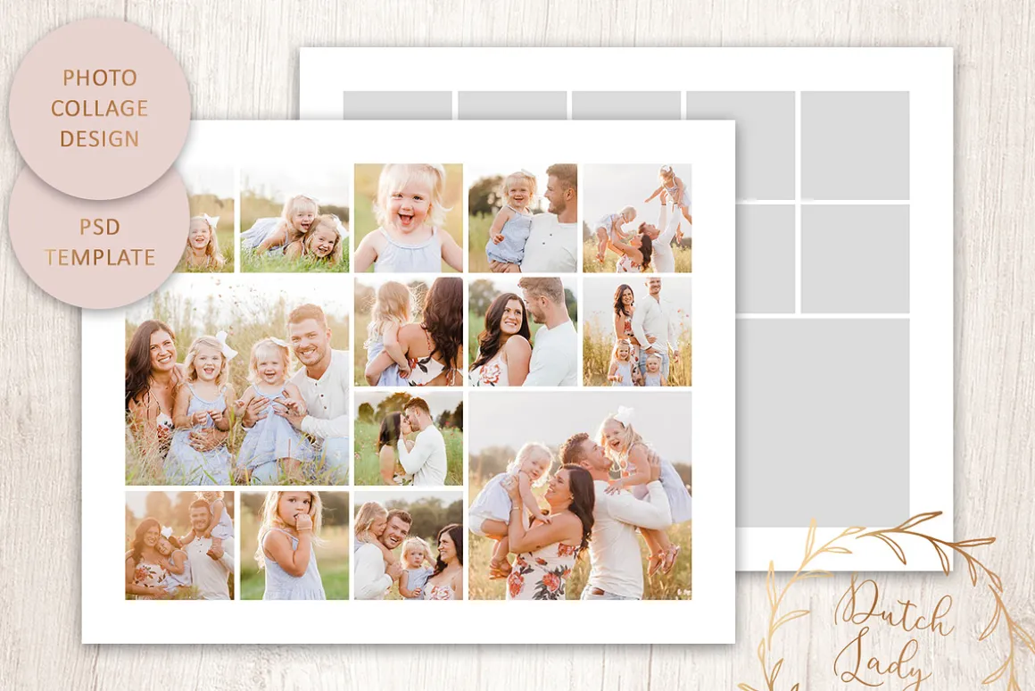 PSD Photo Collage Template #1