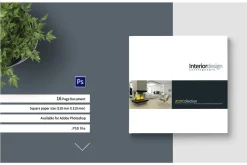 PSD - Square Interior Brochure