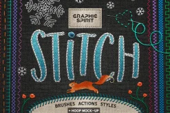Ps STITCH: Brushes, Actions, Styles