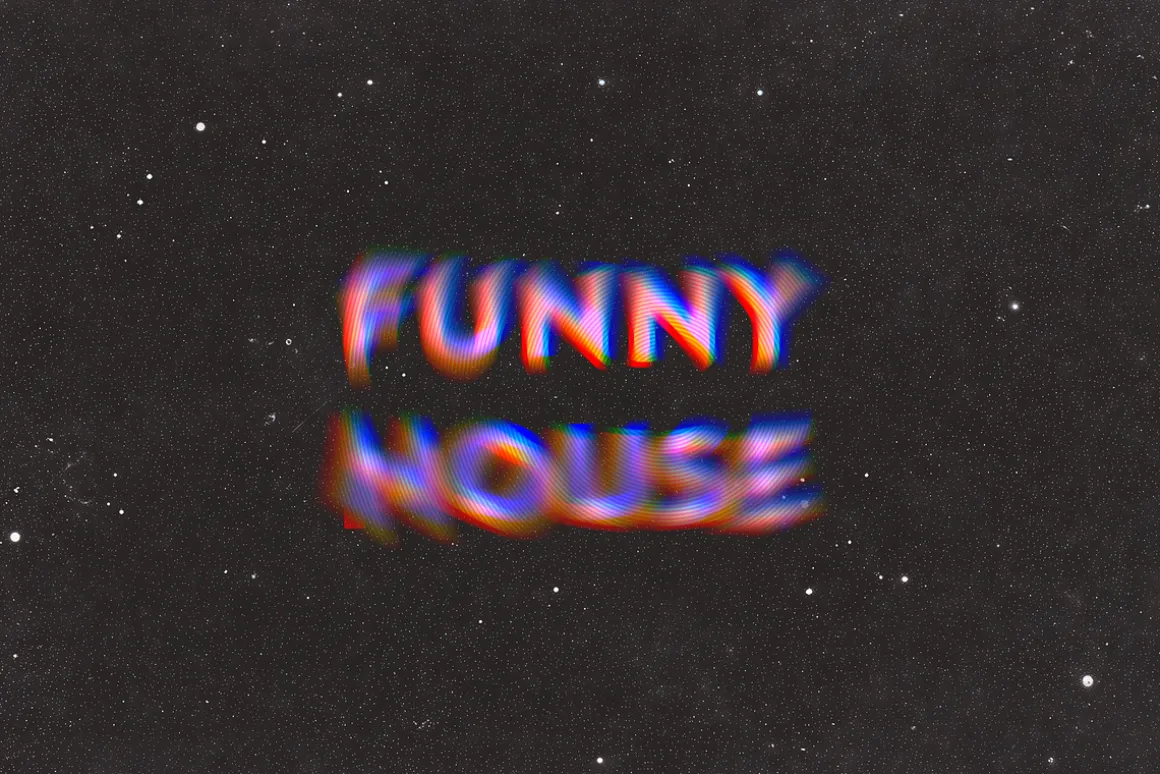 Psychedelic Warp Dissolve Text Effec