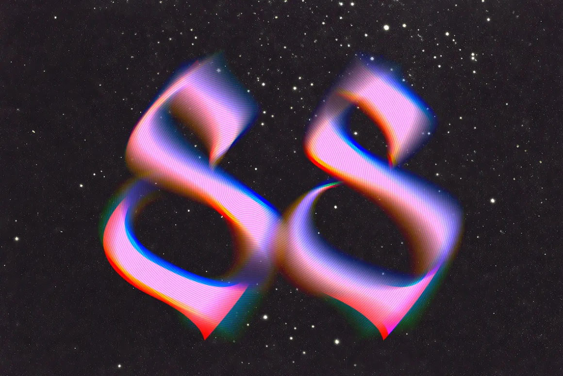 Psychedelic Warp Dissolve Text Effec