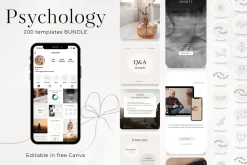 200 Psychologist Social Media BUNDLE