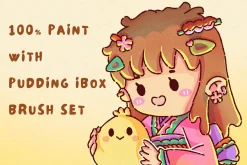 16 Pudding Procreate brushes